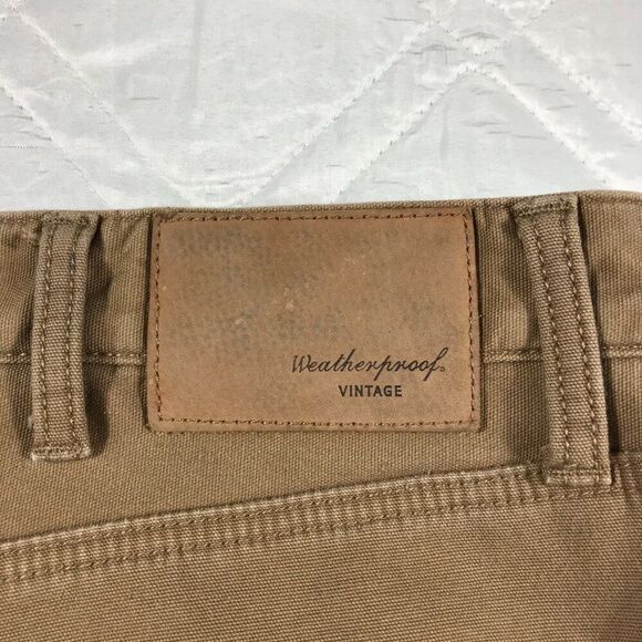 Vintage Weatherproof Original insulated  brown pants‎ 42X32 - Picture 7 of 8